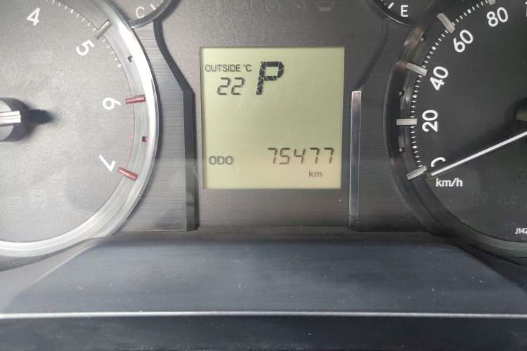 Used Toyota Prado  Odometer Close Up