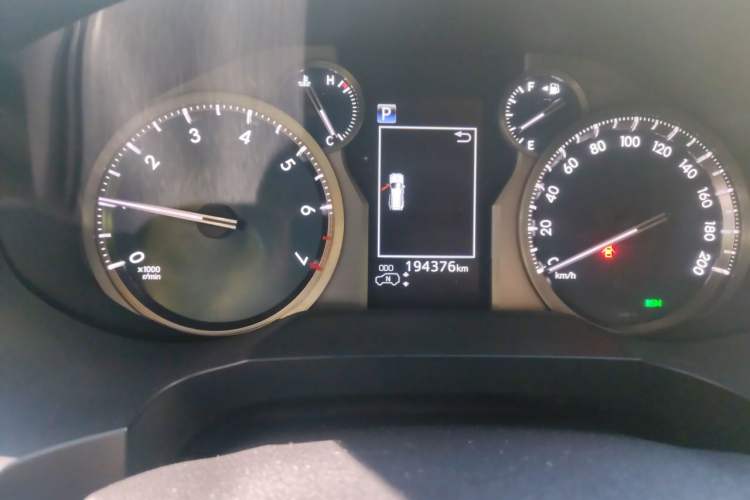 Used Toyota Prado 2018 3.5L Automatic VX NAVI with Rear-Mounted Spare Tire Odometer Close Up
