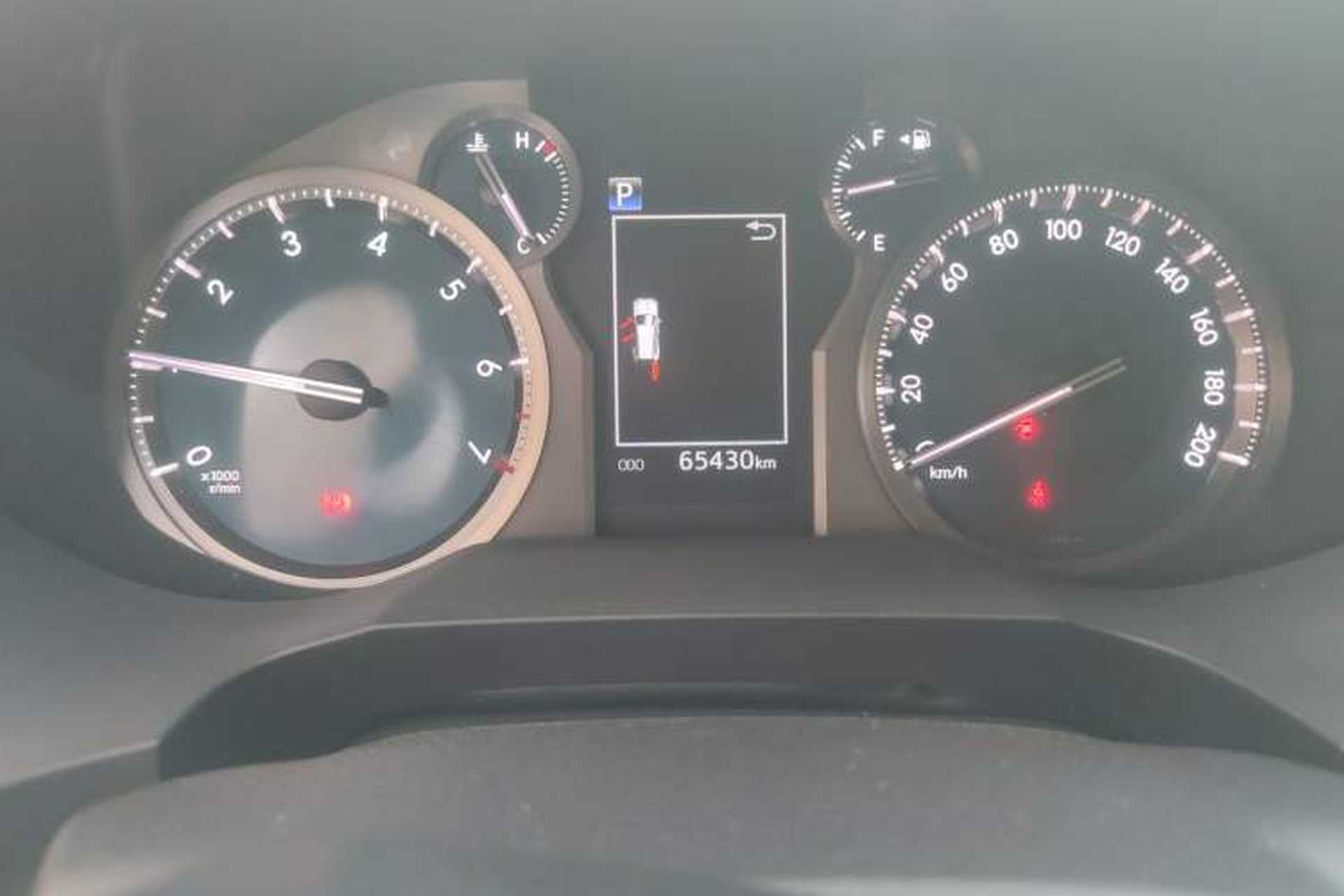 Used Toyota Prado 2018 3.5L Automatic TX-L Odometer Close Up
