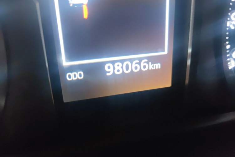 Used Toyota Prado 2018 3.5L Automatic TX-L with Rear-Mounted Spare Tire Odometer Close Up