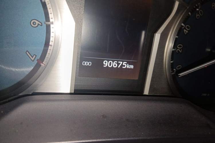 Used Toyota Prado 2018 3.5L Automatic TX-L NAVI Odometer Close Up