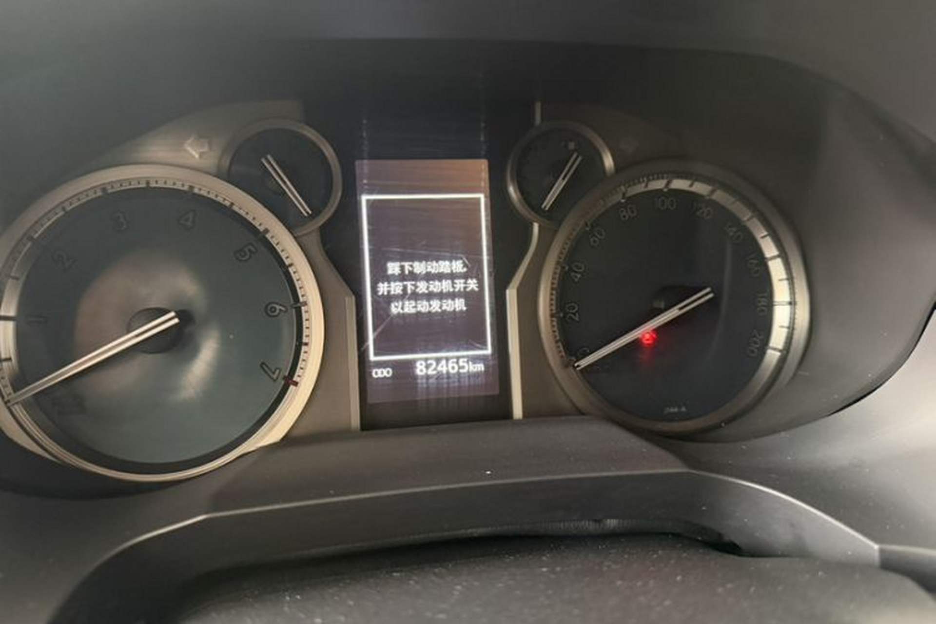 Used Toyota Prado 2018 3.5L Automatic TX-L with Rear-Mounted Spare Tire Odometer Close Up