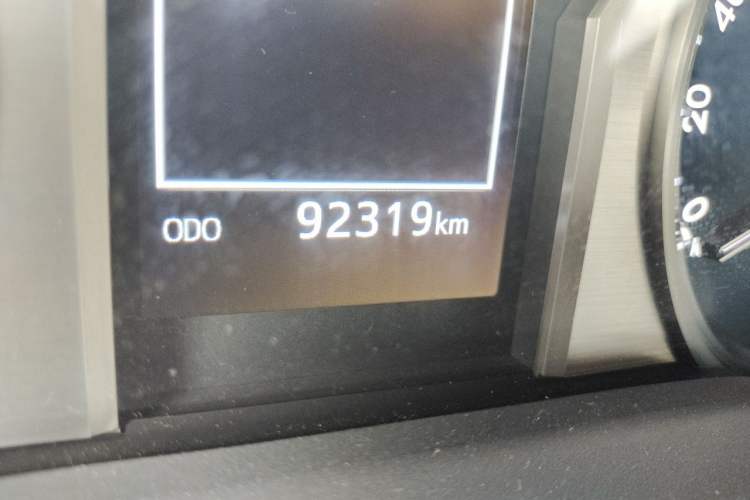 Used Toyota Prado 2018 3.5L Automatic TX-L with Rear-Mounted Spare Tire Odometer Close Up