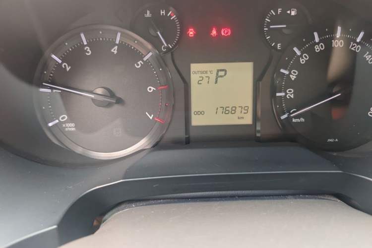 Used Toyota Prado  Odometer Close Up