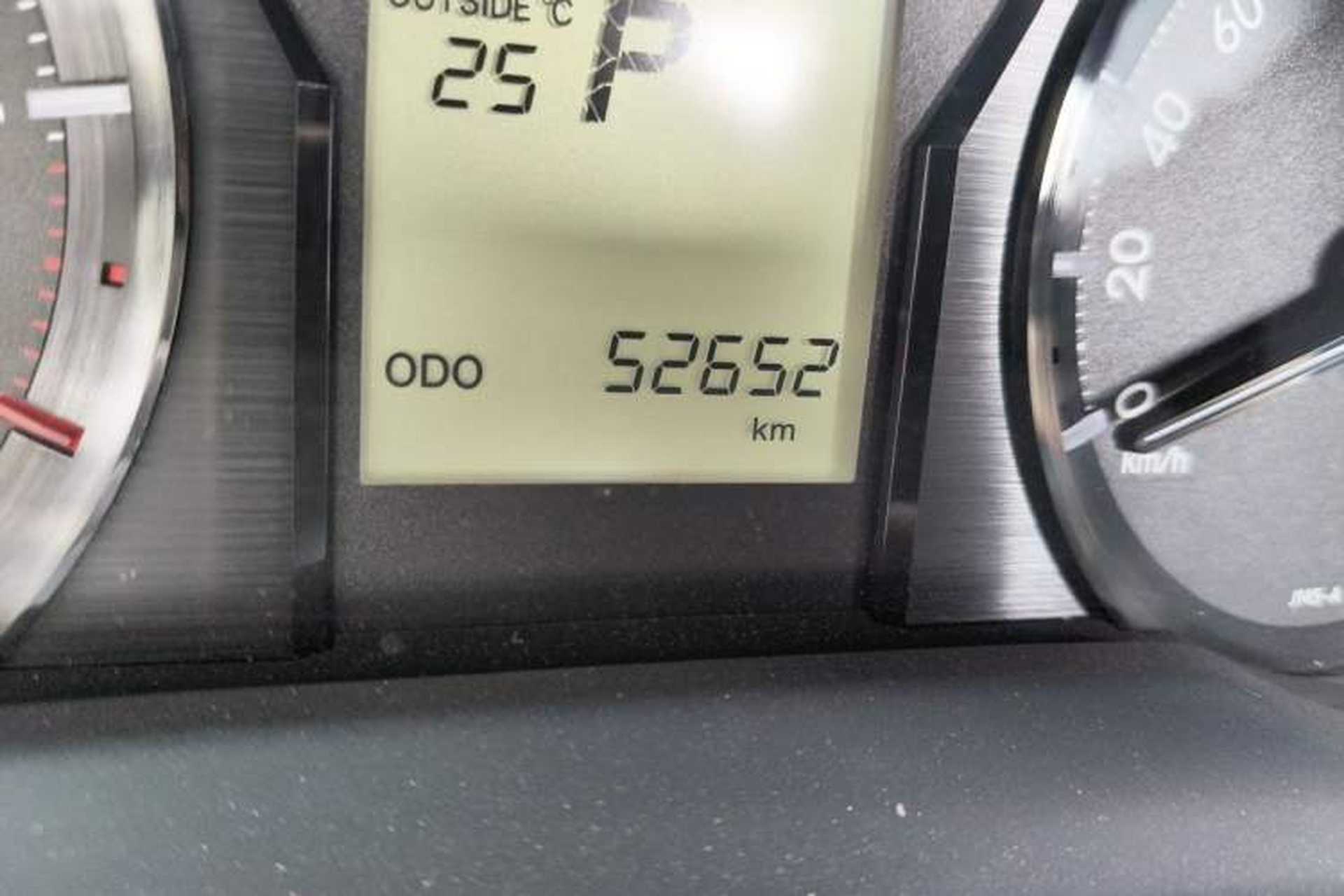 Used Toyota Prado 2018 3.5L Automatic TX Odometer Close Up