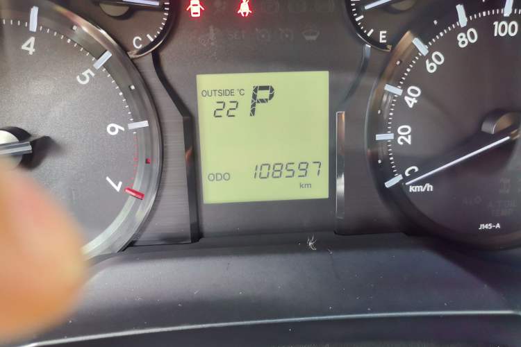 Used Toyota Prado 2018 3.5L Automatic SX Odometer Close Up
