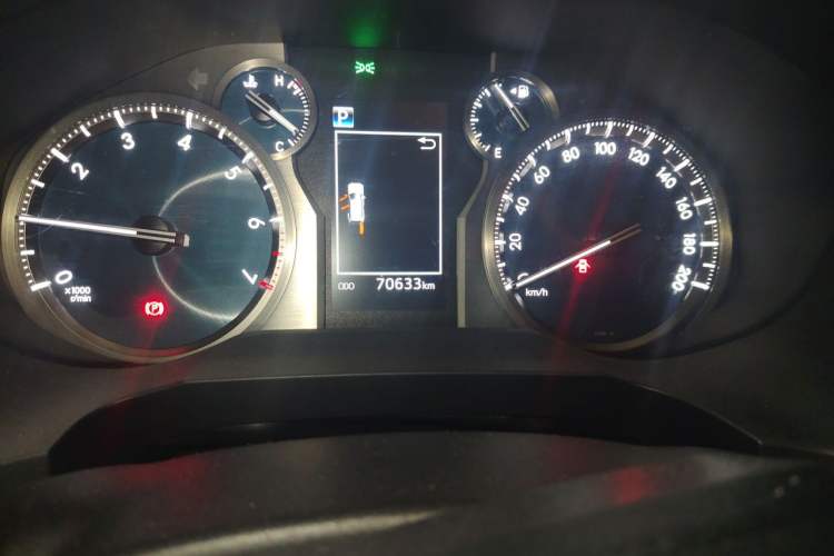 Used Toyota Prado 2018 3.5L Automatic TX-L with Rear-Mounted Spare Tire Odometer Close Up