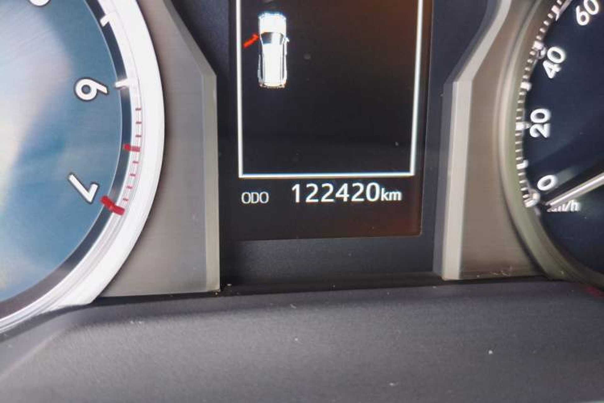 Used Toyota Prado 2018 3.5L Automatic TX-L with Rear-Mounted Spare Tire Odometer Close Up