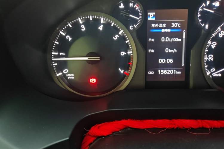 Used Toyota Prado 2018 3.5L Automatic TX-L with Rear-Mounted Spare Tire Odometer Close Up