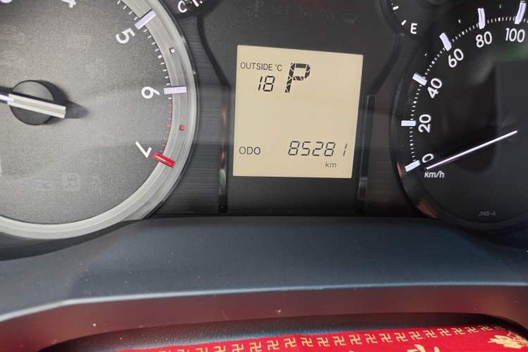 Used Toyota Prado 2018 3.5L Automatic SX Odometer Close Up