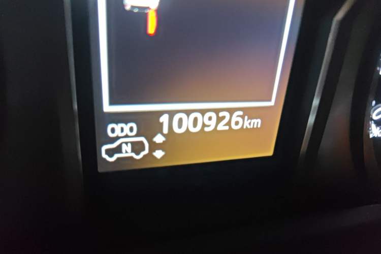 Used Toyota Prado 2018 3.5L Automatic VX NAVI Odometer Close Up