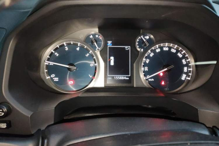 Used Toyota Prado 2018 3.5L Automatic TX-L with Rear-Mounted Spare Tire Odometer Close Up