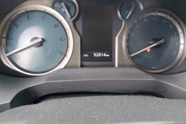 Used Toyota Prado 2018 3.5L Automatic TX-L NAVI with Rear-Mounted Spare Tire Odometer Close Up