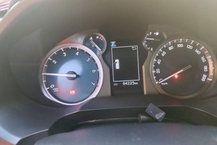Used Toyota Prado 2018 3.5L Automatic TX-L with Rear-Mounted Spare Tire Odometer Close Up
