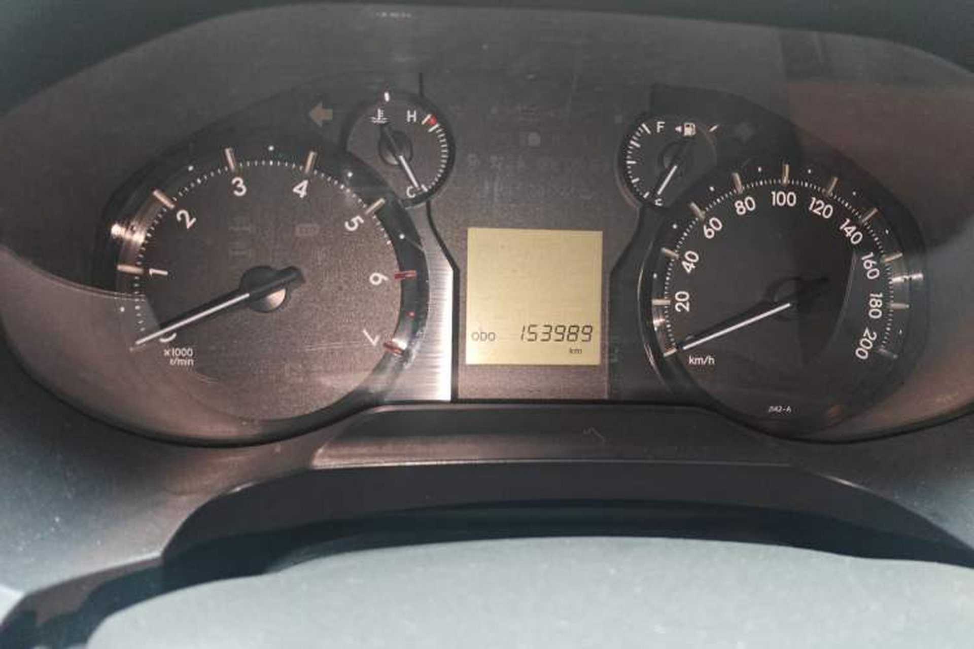 Used Toyota Prado  Odometer Close Up