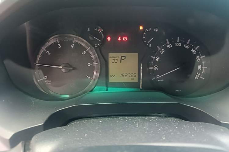 Used Toyota Prado 2018 3.5L Automatic TX Odometer Close Up