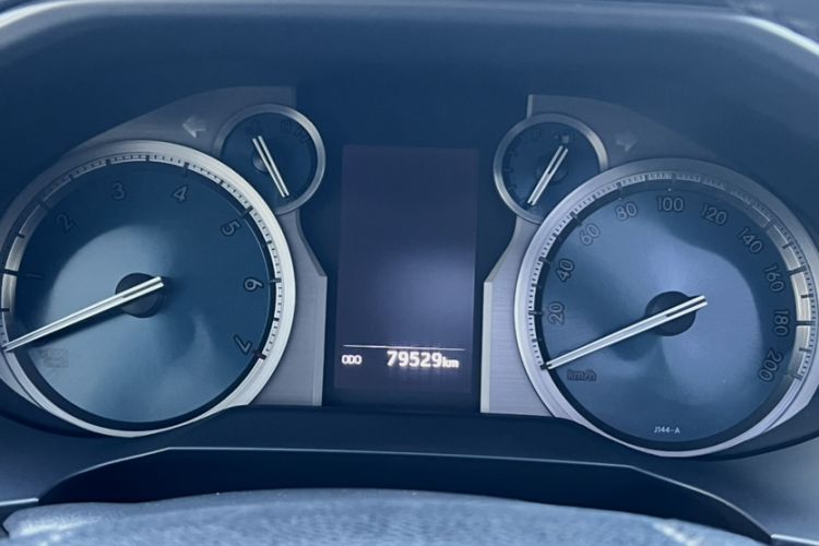 Used Toyota Prado 2018 3.5L Automatic TX-L with Rear-Mounted Spare Tire Odometer Close Up