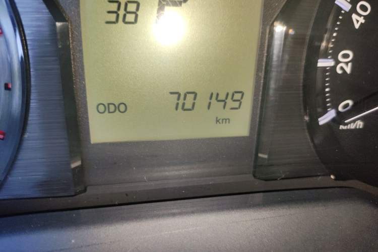 Used Toyota Prado  Odometer Close Up