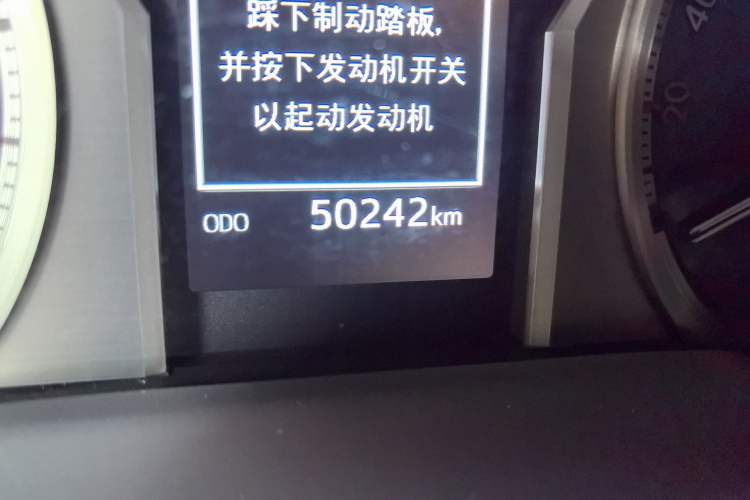 Used Toyota Prado 2018 3.5L Automatic TX-L with Rear-Mounted Spare Tire Odometer Close Up