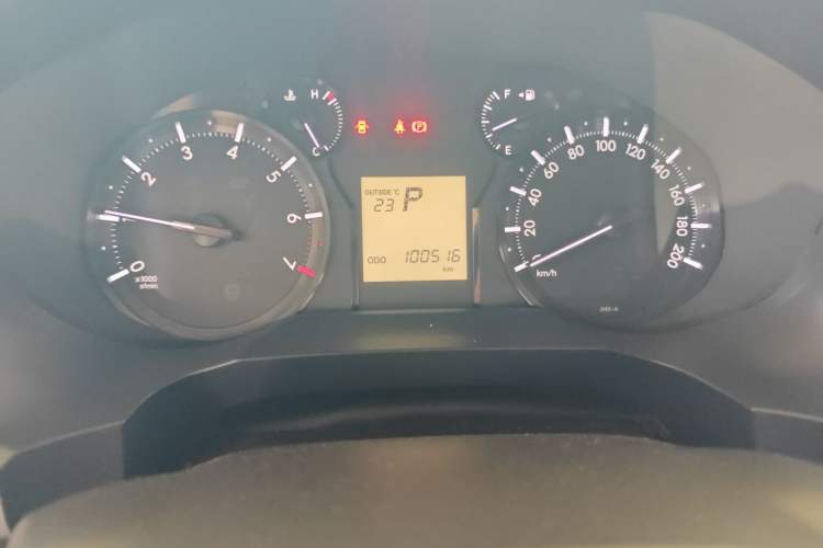 Used Toyota Prado 2018 3.5L Automatic TX Odometer Close Up