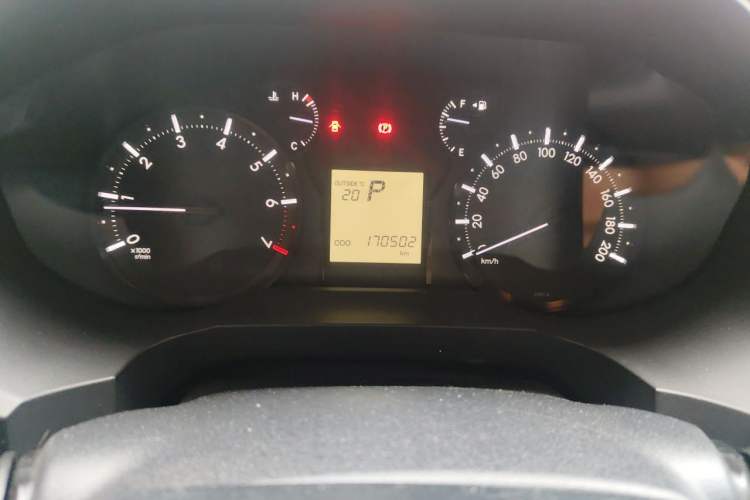 Used Toyota Prado 2018 3.5L Automatic TX Odometer Close Up