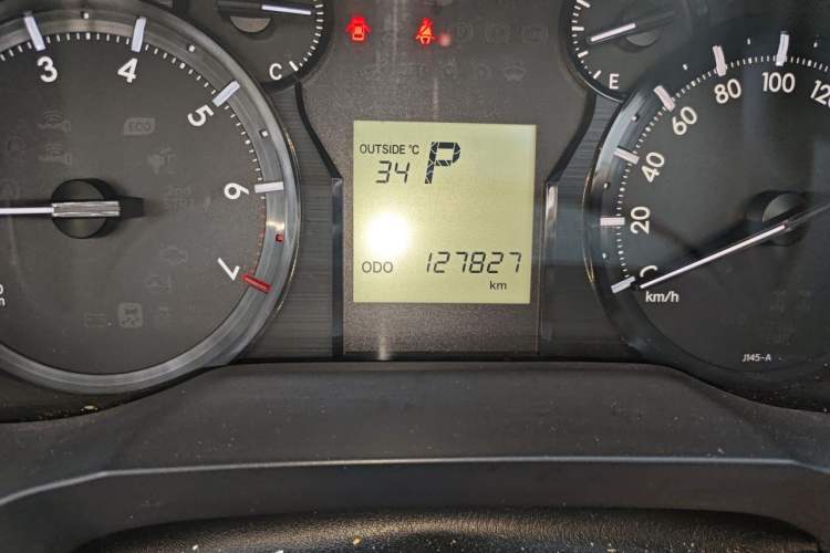 Used Toyota Prado 2018 3.5L Automatic SX Odometer Close Up