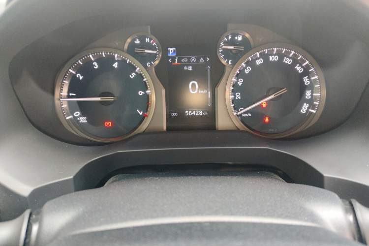 Used Toyota Prado 2018 3.5L Automatic TX-L NAVI with Rear-Mounted Spare Tire Odometer Close Up