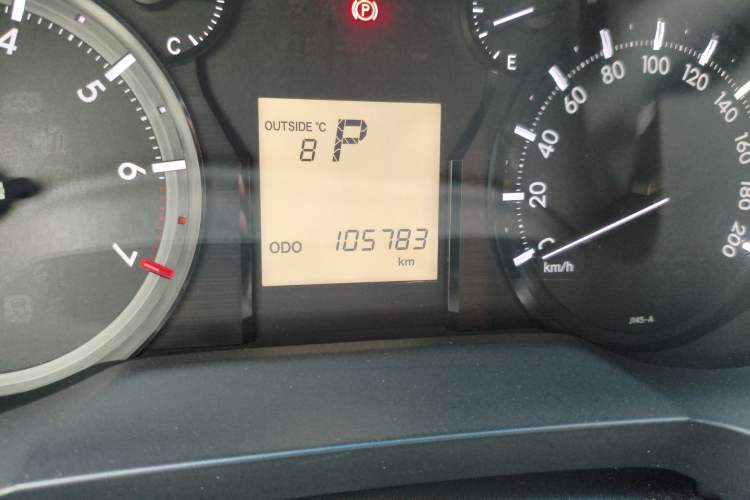 Used Toyota Prado 2018 3.5L Automatic TX Odometer Close Up