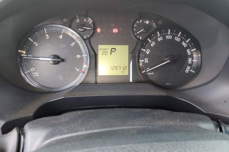 Used Toyota Prado 2018 3.5L Automatic SX Odometer Close Up