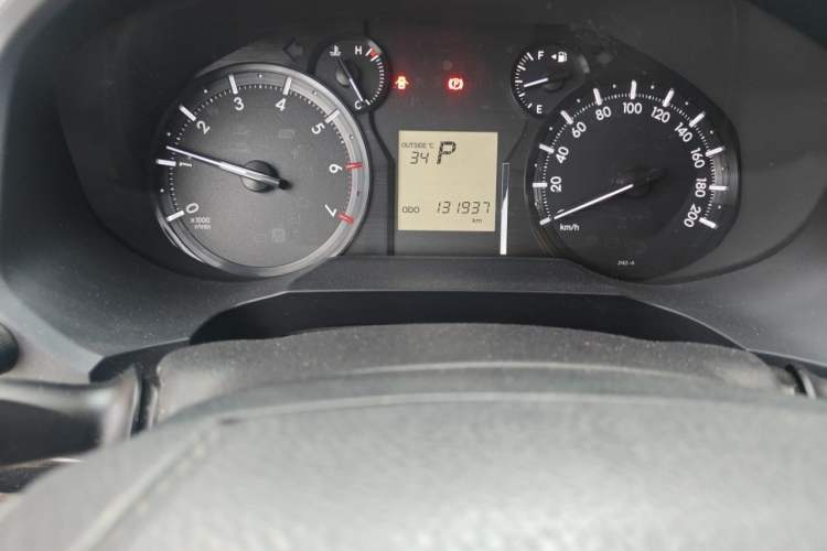 Used Toyota Prado  Odometer Close Up