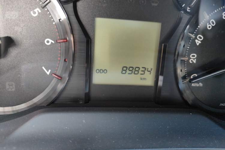 Used Toyota Prado  Odometer Close Up