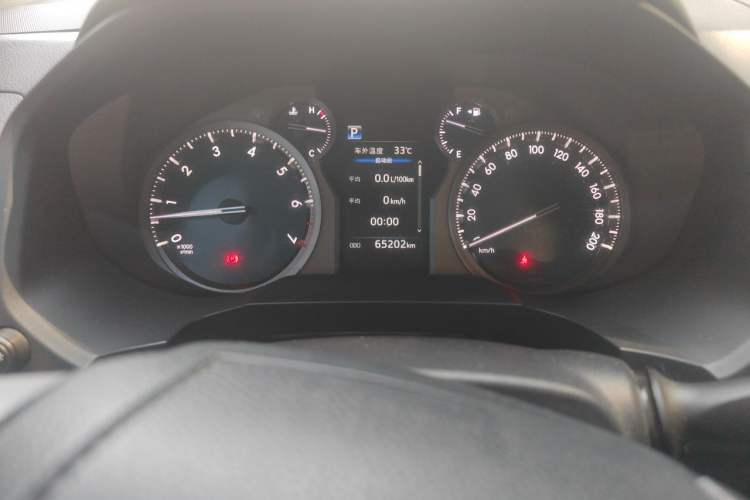 Used Toyota Prado 2018 3.5L Automatic TX-L with Rear-Mounted Spare Tire Odometer Close Up