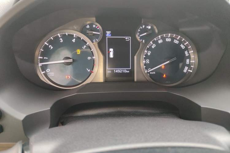 Used Toyota Prado 2018 3.5L Automatic TX-L with Rear-Mounted Spare Tire Odometer Close Up