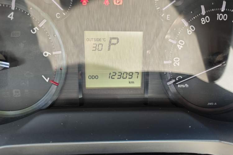 Used Toyota Prado 2018 3.5L Automatic SX Odometer Close Up