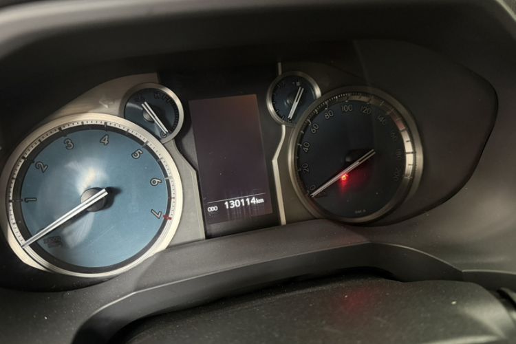 Used Toyota Prado 2018 3.5L Automatic TX-L Odometer Close Up