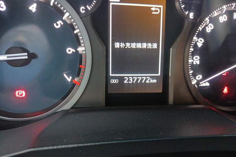 Used Toyota Prado 2018 3.5L Automatic TX-L with Rear-Mounted Spare Tire Odometer Close Up
