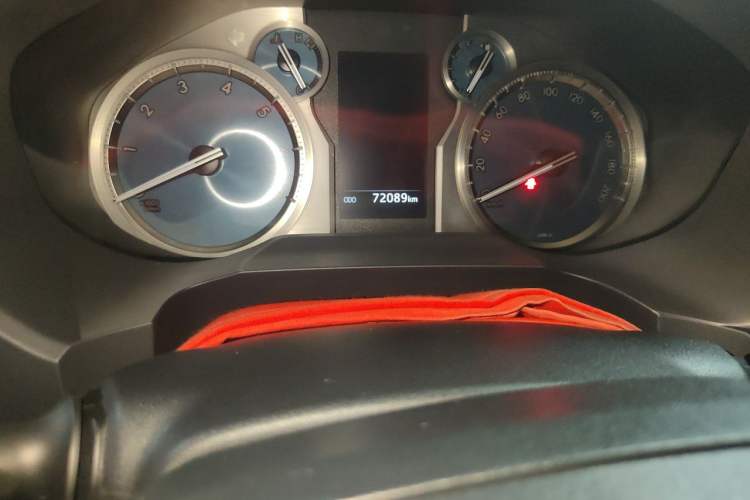 Used Toyota Prado 2018 3.5L Automatic TX-L with Rear-Mounted Spare Tire Odometer Close Up