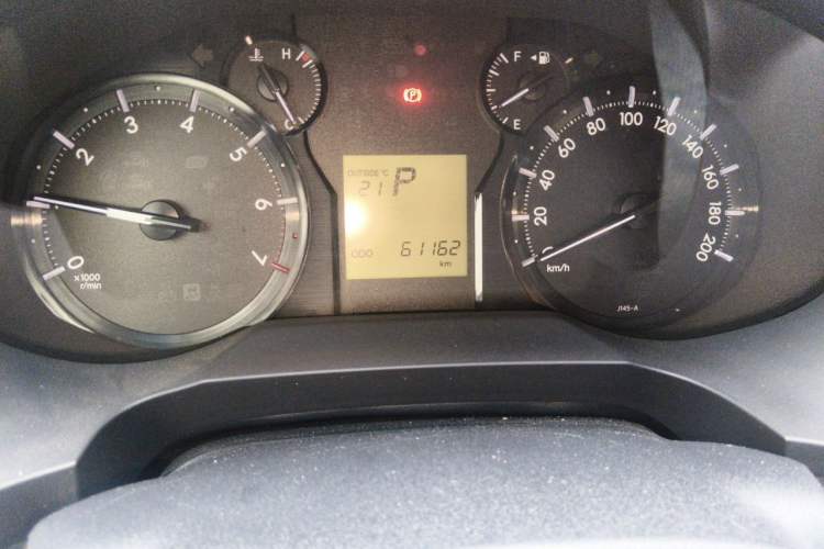Used Toyota Prado 2018 3.5L Automatic TX Odometer Close Up