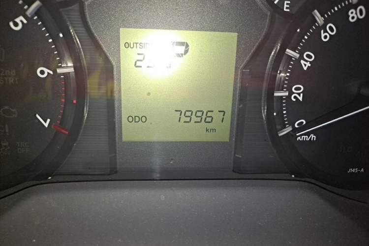 Used Toyota Prado 2018 3.5L Automatic TX Odometer Close Up