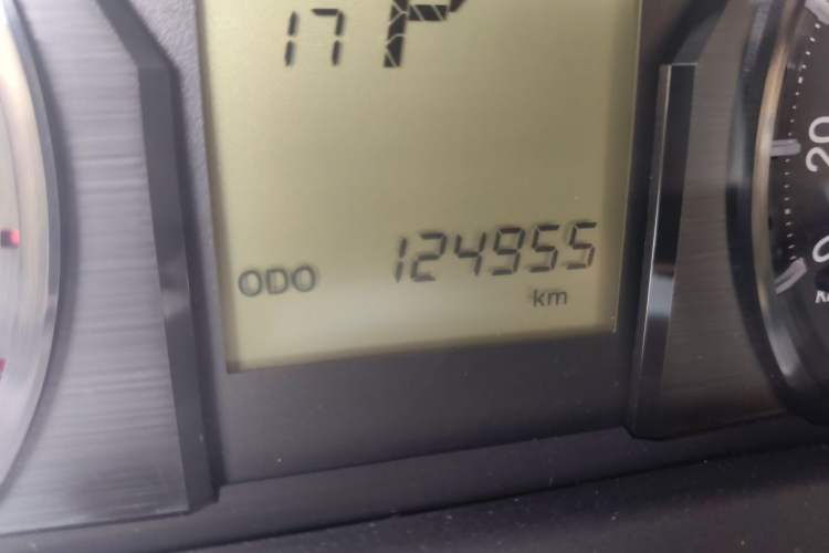 Used Toyota Prado  Odometer Close Up