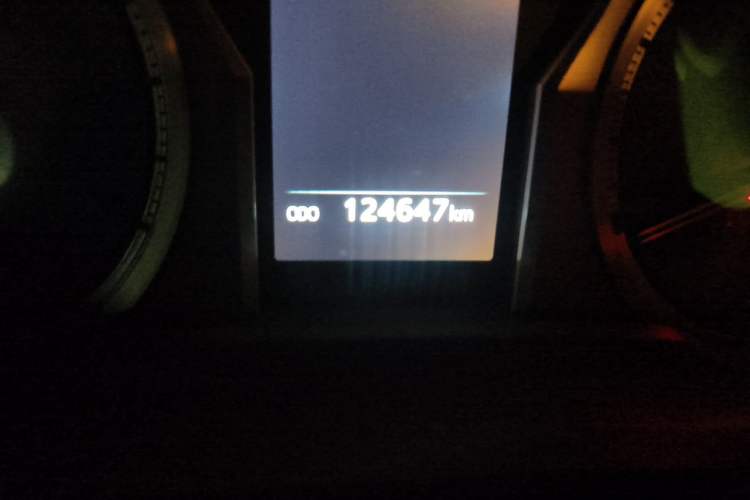 Used Toyota Prado 2018 3.5L Automatic TX-L Odometer Close Up