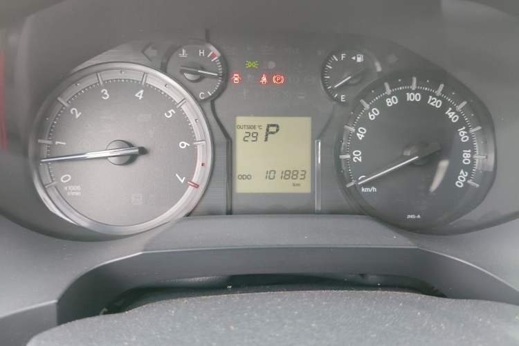 Used Toyota Prado 2018 3.5L Automatic TX Odometer Close Up
