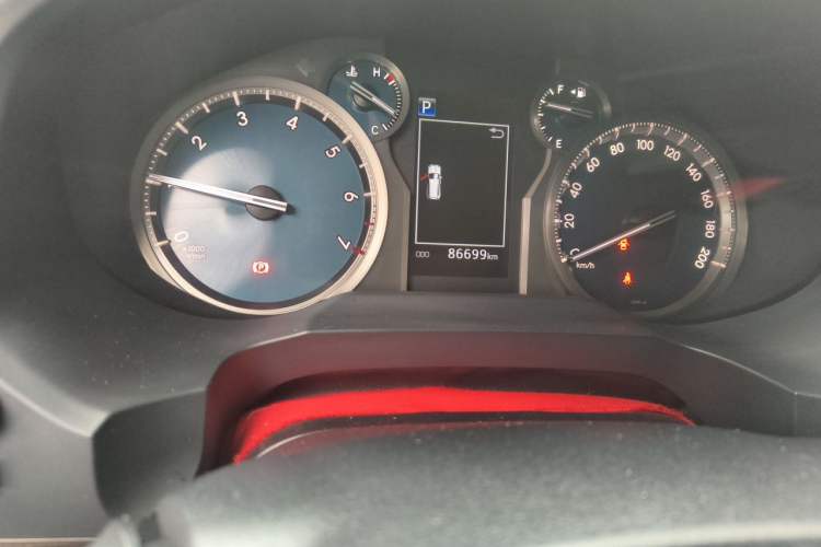 Used Toyota Prado 2018 3.5L Automatic TX-L NAVI Odometer Close Up