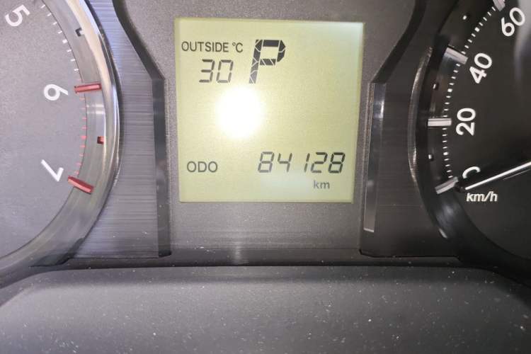 Used Toyota Prado  Odometer Close Up