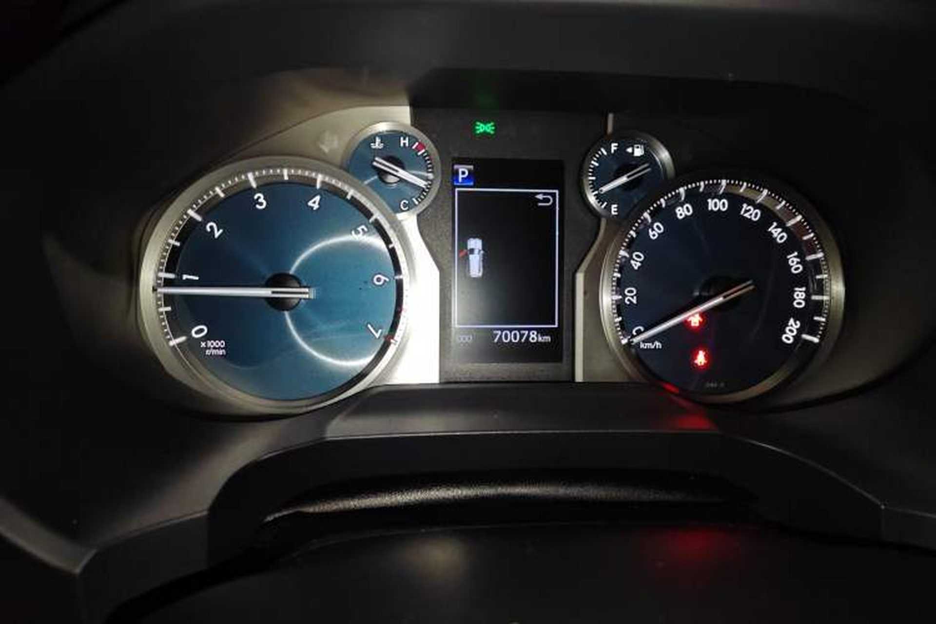 Used Toyota Prado 2018 3.5L Automatic TX-L Odometer Close Up