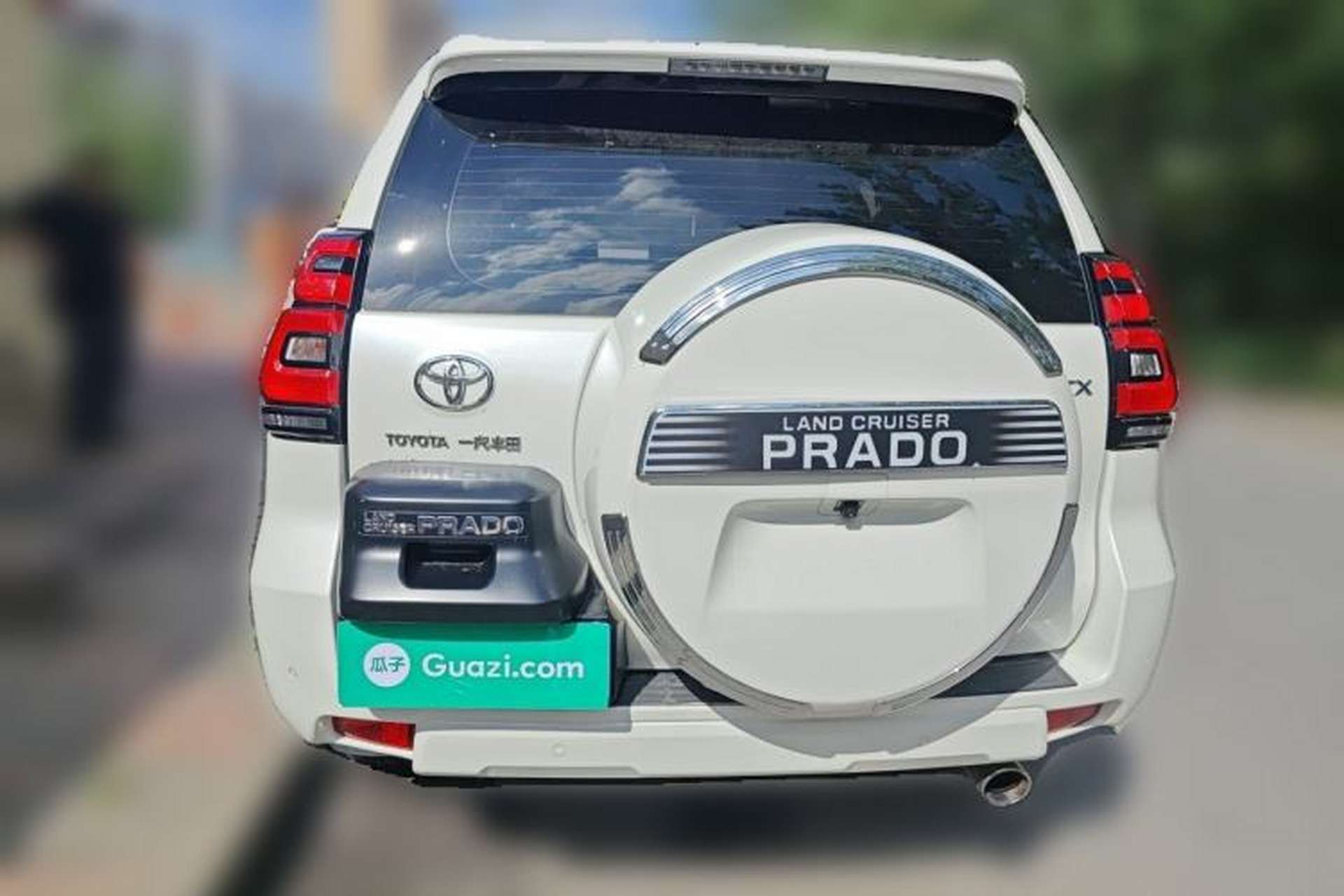 Used Toyota Prado 2018 3.5L Automatic TX-L with Rear-Mounted Spare Tire Rear