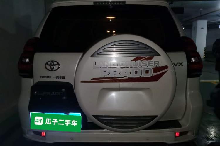 Used Toyota Prado 2018 3.5L Automatic TX-L with Rear-Mounted Spare Tire Rear