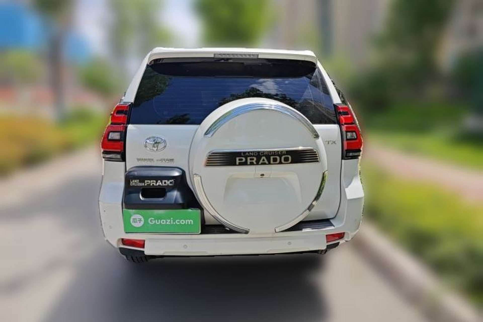 Used Toyota Prado 2018 3.5L Automatic TX-L with Rear-Mounted Spare Tire Rear