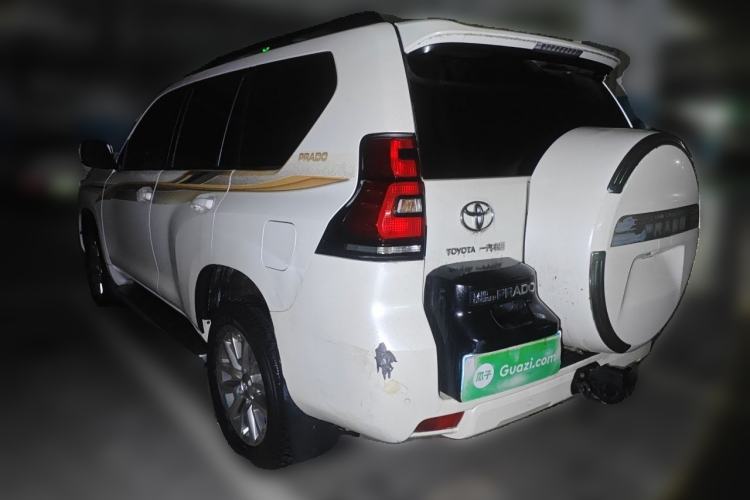 Used Toyota Prado 2018 3.5L Automatic TX-L with Rear-Mounted Spare Tire Rear Left 45 Deg