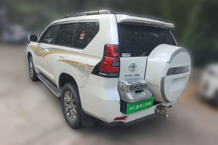 Used Toyota Prado 2018 3.5L Automatic TX-L with Rear-Mounted Spare Tire Rear Left 45 Deg